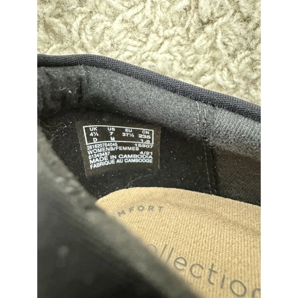 Clark's Black Leather Emily Pearl Mary Jane Block Heel Comfort Shoes Women's 7M - Picture 9 of 9